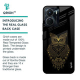 Golden Owl Glass Case for Vivo Y16