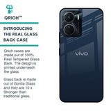 Overshadow Blue Glass Case For Vivo Y16
