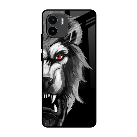 Wild Lion Redmi A1 Glass Back Cover Online