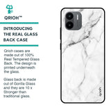 Modern White Marble Glass case for Redmi A1