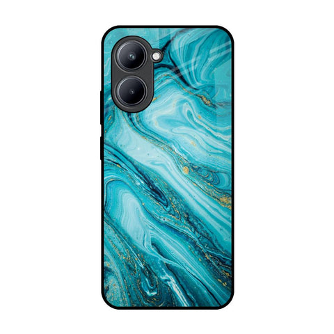 Ocean Marble Realme C33 Glass Back Cover Online
