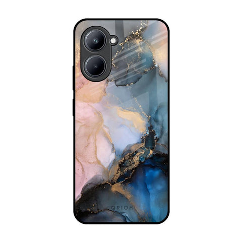 Marble Ink Abstract Realme C33 Glass Back Cover Online
