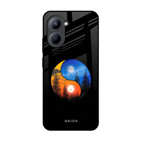 Yin Yang Balance Realme C33 Glass Back Cover Online