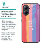 Lucky Abstract Glass Case for Realme C33