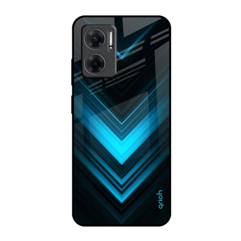 Vertical Blue Arrow Redmi 11 Prime 5G Glass Back Cover Online