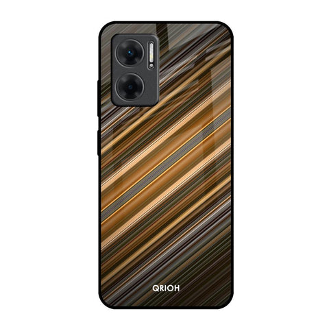 Diagonal Slash Pattern Redmi 11 Prime 5G Glass Back Cover Online