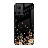 Floating Floral Print Redmi 11 Prime 5G Glass Back Cover Online