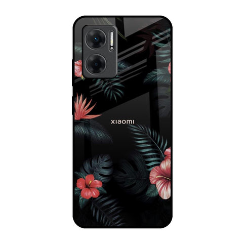 Tropical Art Flower Redmi 11 Prime 5G Glass Back Cover Online