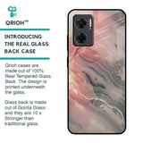 Pink And Grey Marble Glass Case For Redmi 11 Prime 5G