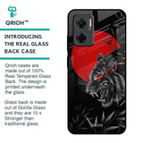 Red Moon Tiger Glass Case for Redmi 11 Prime 5G