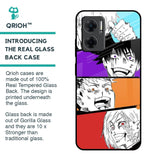 Anime Sketch Glass Case for Redmi 11 Prime 5G