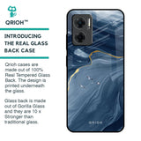 Deep Ocean Marble Glass Case for Redmi 11 Prime 5G