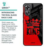 I Am A King Glass Case for OPPO A17