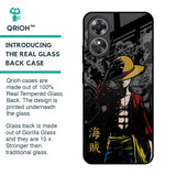 Dark Luffy Glass Case for OPPO A17