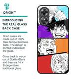 Anime Sketch Glass Case for OPPO A17