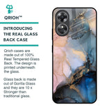 Marble Ink Abstract Glass Case for OPPO A17