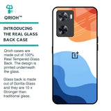 Wavy Color Pattern Glass Case for OnePlus Nord N20 SE