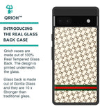 Luxurious Pattern Glass Case for Google Pixel 6a