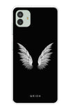 White Angel Wings Samsung Galaxy M13 5G Back Cover