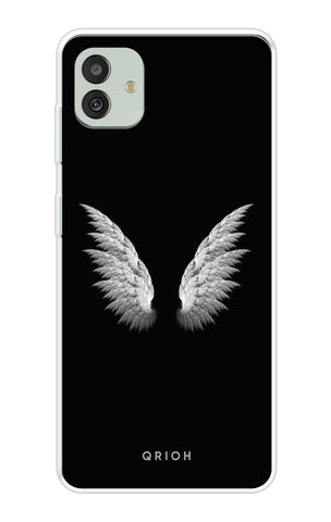 White Angel Wings Samsung Galaxy M13 5G Back Cover