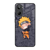 Orange Chubby Realme 10 Glass Back Cover Online