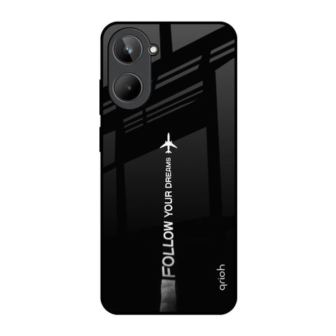 Follow Your Dreams Realme 10 Glass Back Cover Online