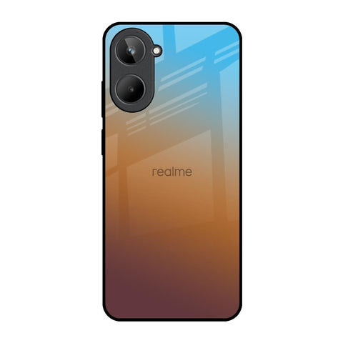Rich Brown Realme 10 Glass Back Cover Online