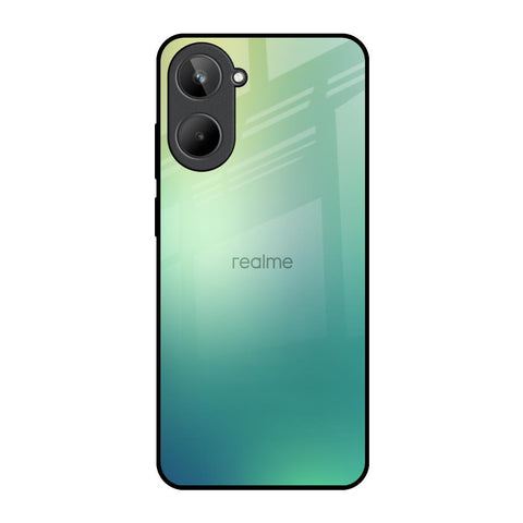 Dusty Green Realme 10 Glass Back Cover Online