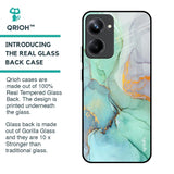 Green Marble Glass Case for Realme 10 Pro 5G