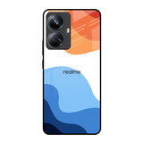 Wavy Color Pattern Realme 10 Pro Plus 5G Glass Back Cover Online