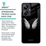 White Angel Wings Glass Case for Realme 10 Pro Plus 5G