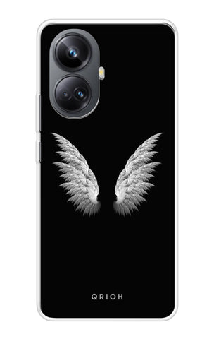 White Angel Wings Realme 10 Pro Plus 5G Back Cover