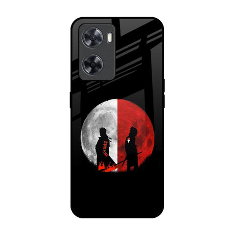 Anime Red Moon OPPO A77s Glass Back Cover Online