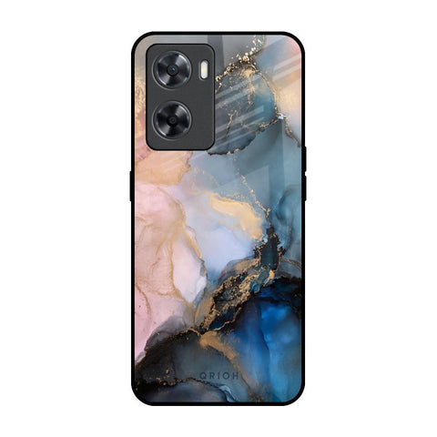 Marble Ink Abstract OPPO A77s Glass Back Cover Online