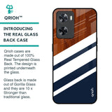 Bold Stripes Glass Case for OPPO A77s