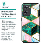 Seamless Green Marble Glass Case for OPPO A77s
