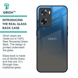 Blue Grey Ombre Glass Case for OPPO A77s