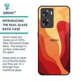 Magma Color Pattern Glass Case for OPPO A77s