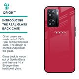 Solo Maroon Glass case for OPPO A77s
