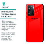 Blood Red Glass Case for OPPO A77s