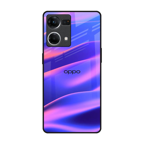 Colorful Dunes Oppo F21s Pro Glass Back Cover Online