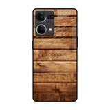 Wooden Planks Oppo F21s Pro Glass Back Cover Online