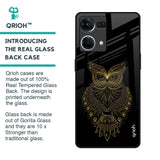 Golden Owl Glass Case for Oppo F21s Pro