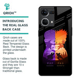 Minimalist Anime Glass Case for Oppo F21s Pro