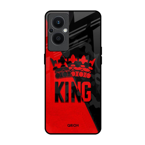 I Am A King Oppo F21s Pro 5G Glass Back Cover Online