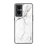 Modern White Marble Oppo F21s Pro 5G Glass Back Cover Online