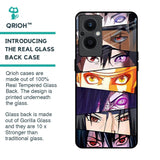 Anime Eyes Glass Case for Oppo F21s Pro 5G