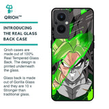 Anime Green Splash Glass Case for Oppo F21s Pro 5G