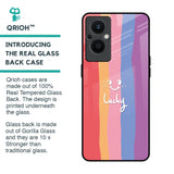 Lucky Abstract Glass Case for Oppo F21s Pro 5G