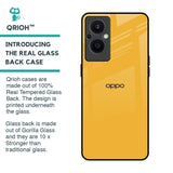 Fluorescent Yellow Glass case for Oppo F21s Pro 5G